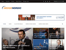 Tablet Screenshot of hedgenordic.com